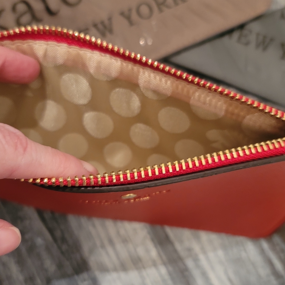 Kate Spade leather wristlet